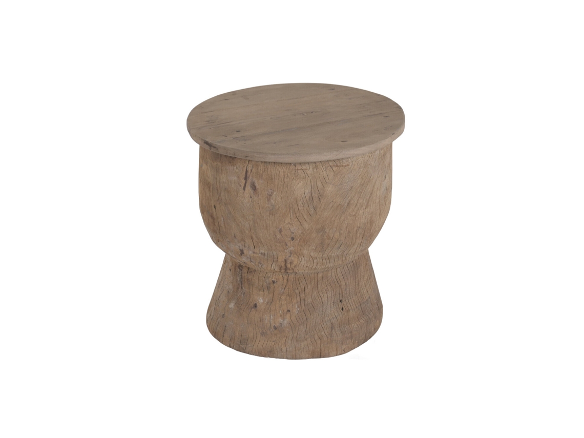 Mesita Auxiliar Madera Reciclada 49x49x52cm