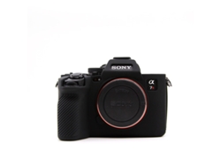 Funda de silicona HEXINYIGJLY para Sony A7rm5/a7rvleve, acceso completo, trípode, protección contra impactos, color negro.