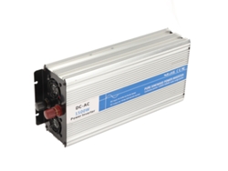 Inversor de potencia de onda sinusoidal pura de 1500 W, 2 tomas de corriente alterna, puerto USB de 5 V 2,1 A, alta conversión, entrada de CC de 12 V.