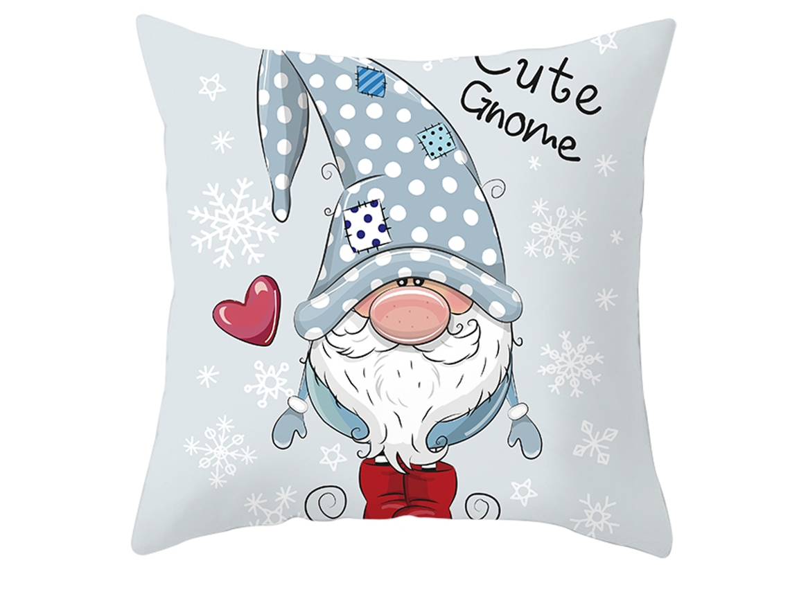 Serie de Funda Decorativa de Almohada Enano de Navidad