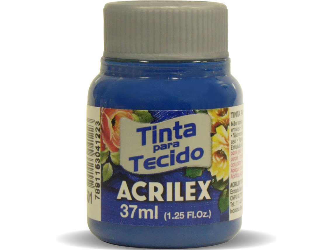 Tinta de Tela Mate Acrilex Azul Turquesa (04140/501 37ml)
