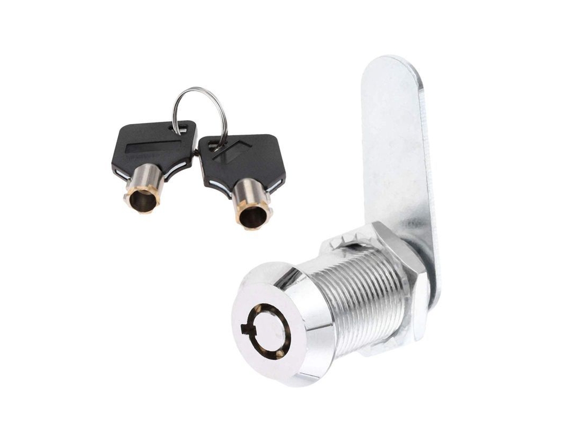 Cerradura Tubular De Aleación De Zinc Para Cajón, Buzón, Caja De Herramientas Con 2 Llaves