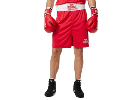 Pantalones Cortos para Boxeo LONSDALE Calzoncillos Aficionados Trunk Rojo (M)
