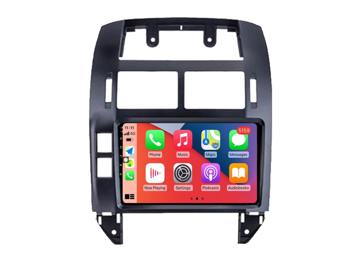 Coche Radio Android Auto Autoradio 8GB RAM 128G ROM CarPlay Navegación GPS Pantalla Táctil RoverOne para Volkswagen Polo Mk4 4 2001 - 2009