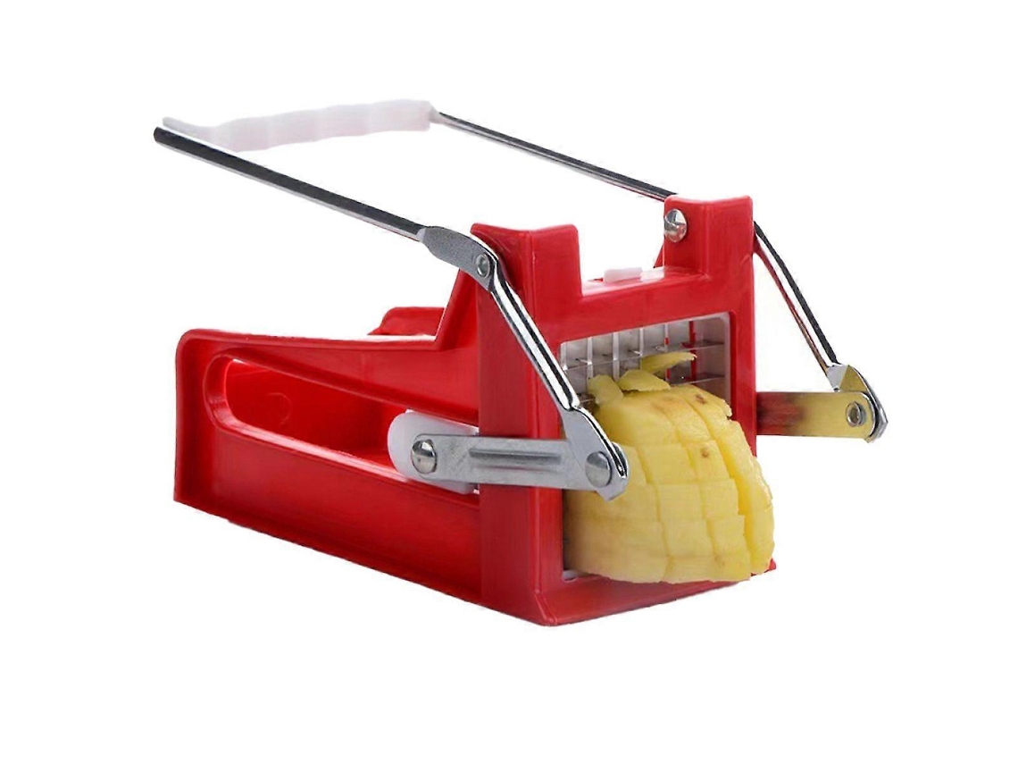 Cortador de patatas ondulado de acero inoxidable Rosewell para patatas, papas fritas, frutas y verduras con cuchilla de borde ondulado.