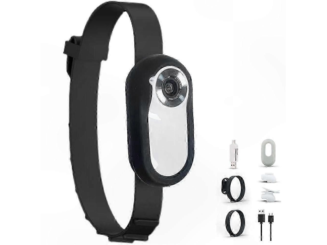 Collar para mascotas con cámara, mini cámara de acción HD 1080p para perros y gatos, collar ajustable con cámara incorporada TAISHENGDA