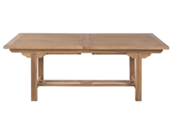 Set 9 Mesa Comedor Teca 310 Extensible 210x100x76cm