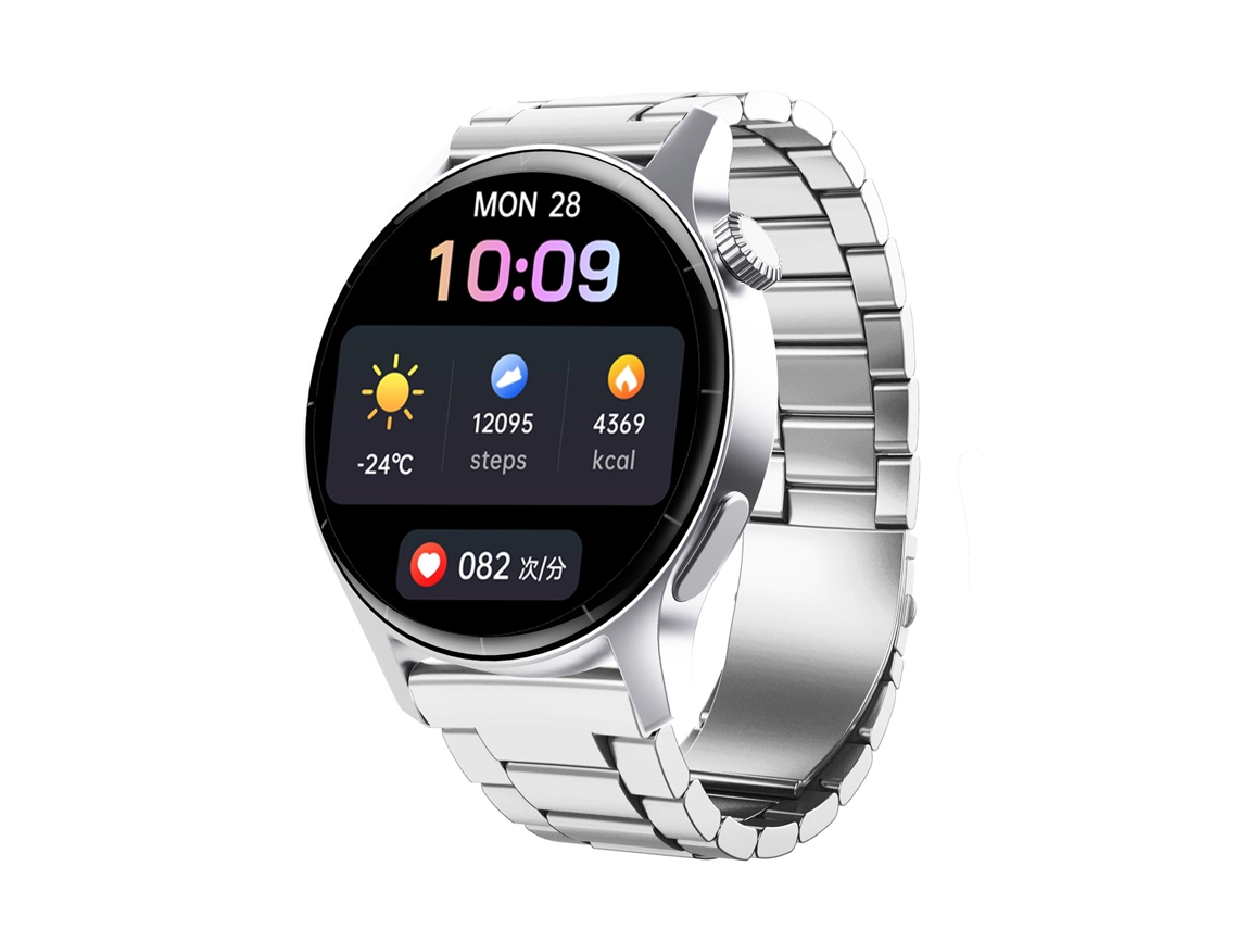 Reloj Inteligente Con Pantalla Táctil Hd De 1.35" Llamadas Bt Rastreador De Fitness Monitoreo De Salud