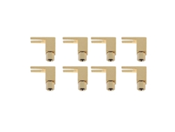 Pack 8 adaptadores banana de alta calidad para pá/cable altavoz. Conector de repuesto.