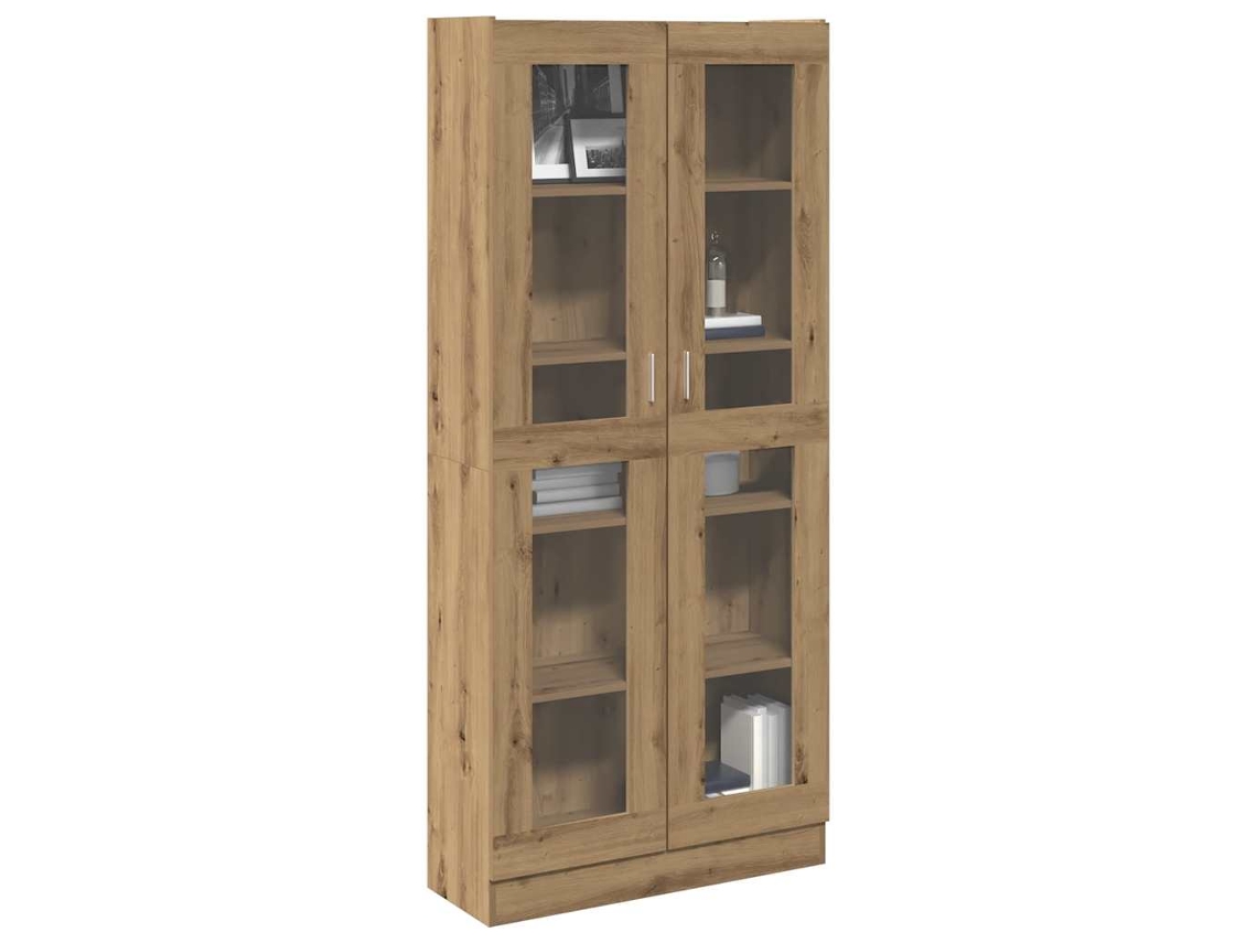 Aparador Alto Madera Ingeniería Roble Artisan 82,5x30,5x185 Cm