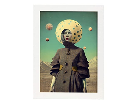 NACNIC Poster Sombreros De Lujo En Estilo Surrealismo Cinematográfico Ilustraciones Y Grabados De Historieta Abstracta Y Artística A3 Marcos Blancos