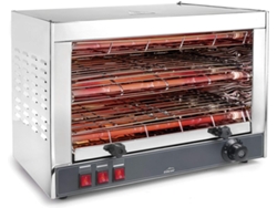 Tostador Eléctrico Horizontal Parrilla Doble, Gris, 3600 W LACOR