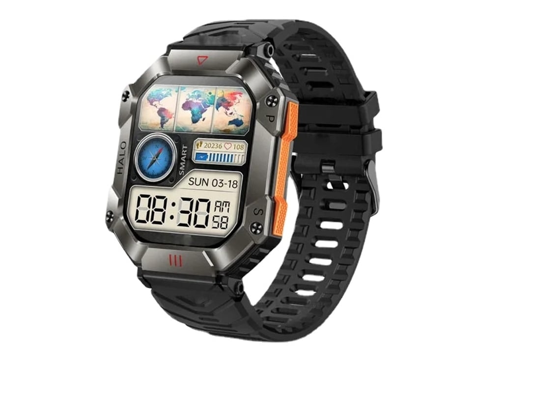 Reloj Inteligente Con Batería De 650mah Masculino Impermeable Brújula Clima Deportes Al Aire Libre Gps Rastreo De Movimiento Llamada Bl Yuysan