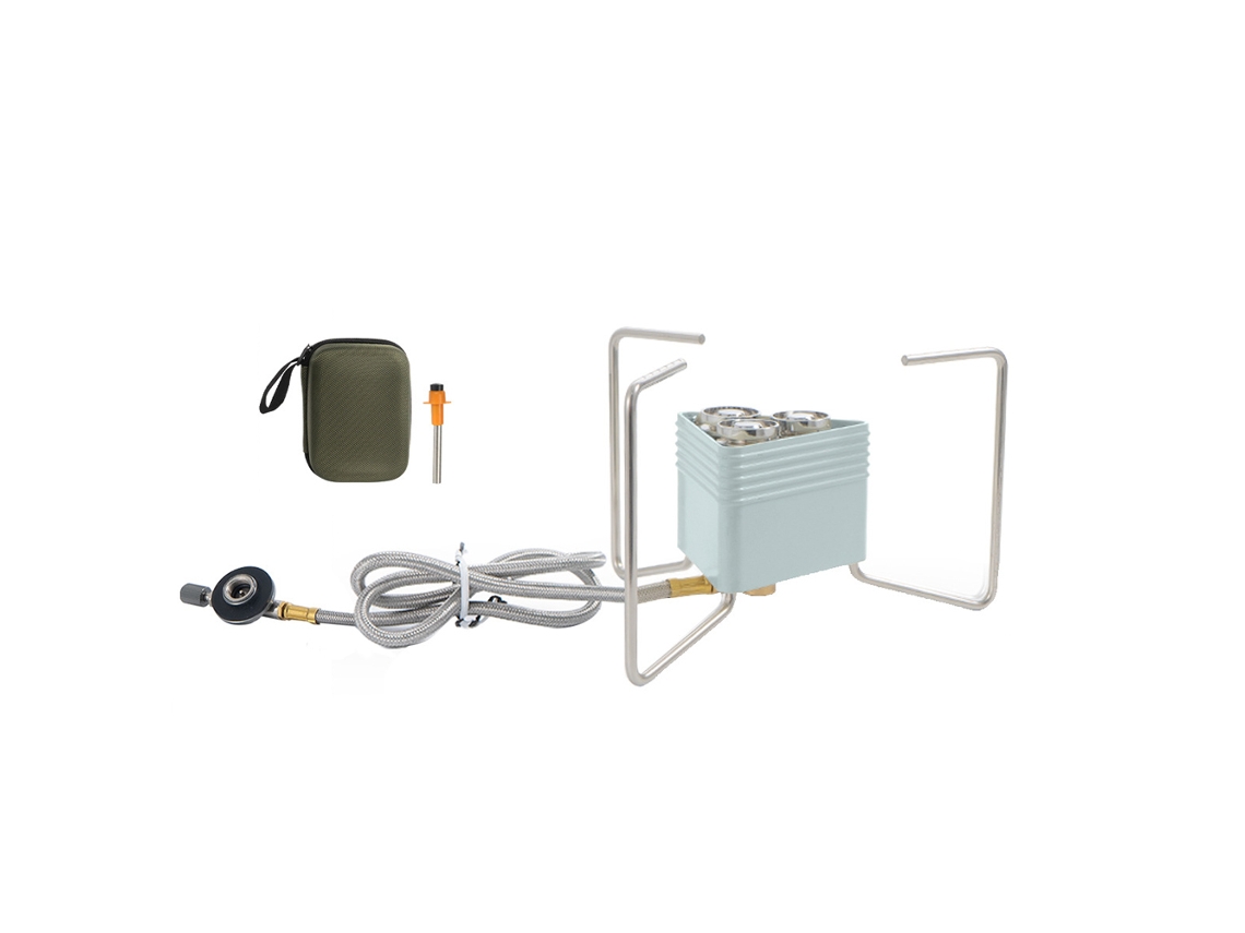 Invernadero portátil de metal de 8000 W, resistente al viento y a la intemperie para camping.