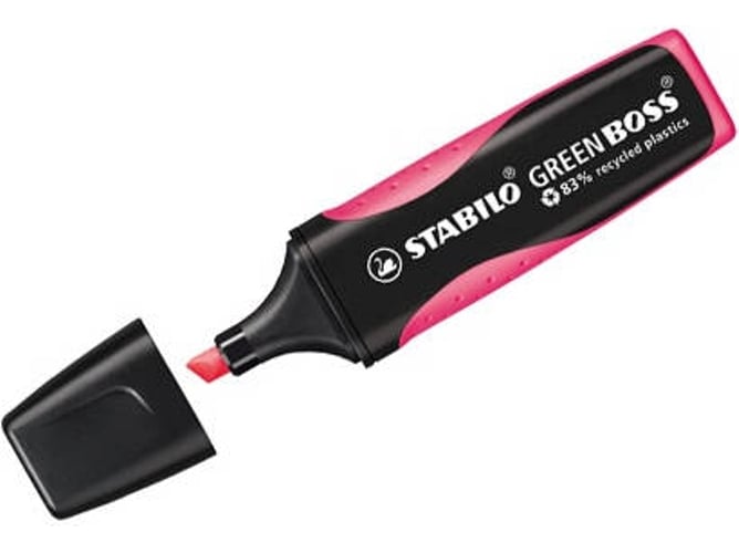 Marcador STABILO Green Boss Rosa
