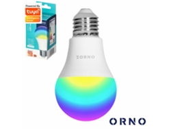 Bombilla LED Tuya Orno E27 A60 5,5W RGBW 6000K 800lm