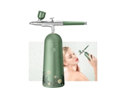 Masajeador facial Maquillaje Aerógrafo Herramienta para el cuidado de la piel Suero Tónico Dispositivo facial Mister Regalos para damas Verde YEMAESRE
