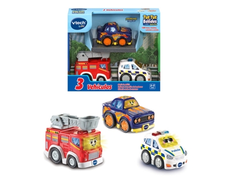 Coches VTECH Tut Tut Bolidos Set 4 (Edad Mínima Recomendada: 1 año)