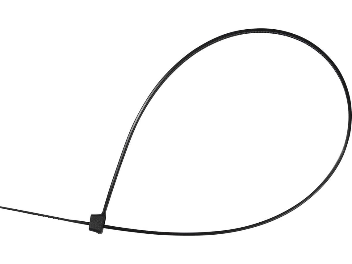 Bridas VIVANCO de nailon 368 mm. 100 uds. (Negro)