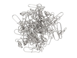 Danu26-30pcs Pesca Swivels Acero Inoxidable Rodamientos Bolas Ganchos Bloqueo Conectores Para Linea De Pesca Freshwater Saltwater No.5