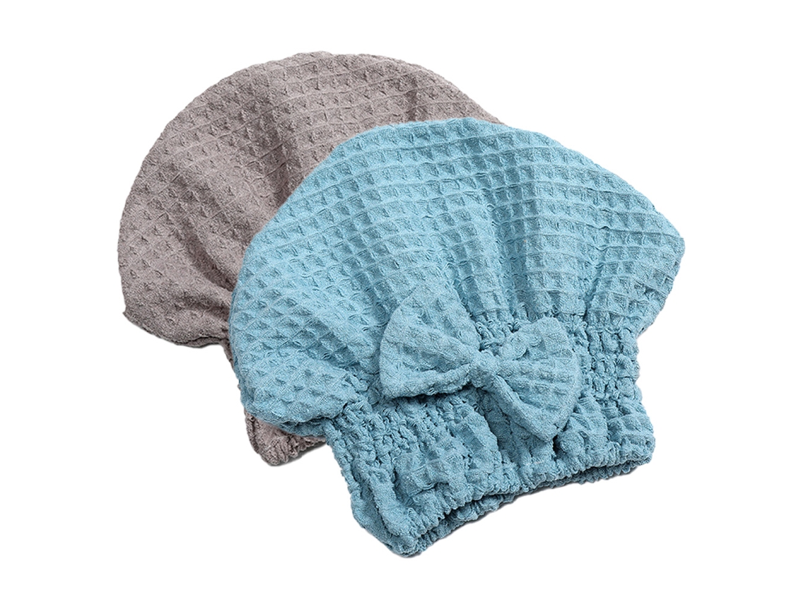 Toalla Kofihety Gorro Secado Lazo Super Azul (25x20x5cm)