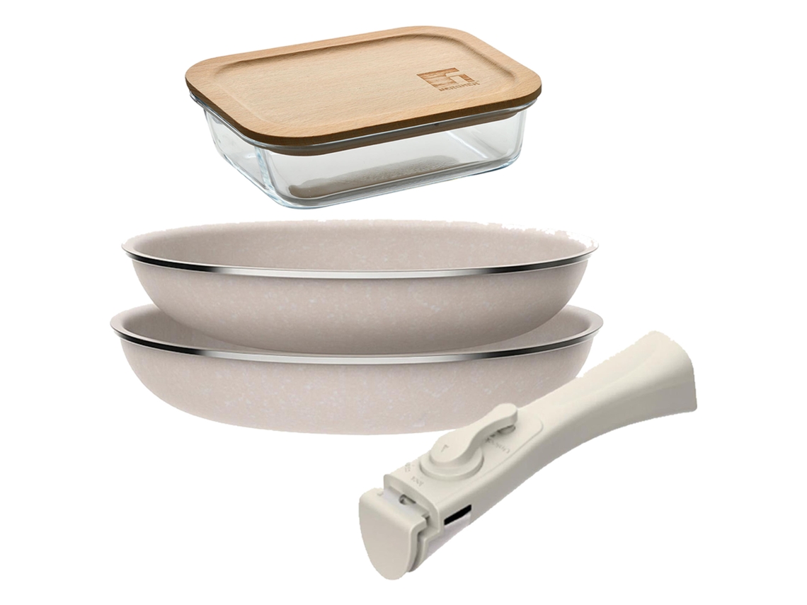 Sartenes Ø24ø28cm Inducción Clickcook Y Hermético