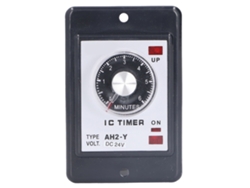 Relé Temporizador Ah2-y De 8 Pines, 6m, 24 V Cc Con Placa De Circuito De Precisión Y Carcasa Reforzada Para Automatización.