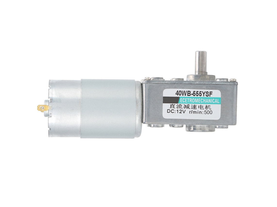 Motor De Engranaje De Tornillo Turbina Dc 12v Alta Torsión Baja Velocidad Control Micro 2-way 500rpm Para Industria Automatizada