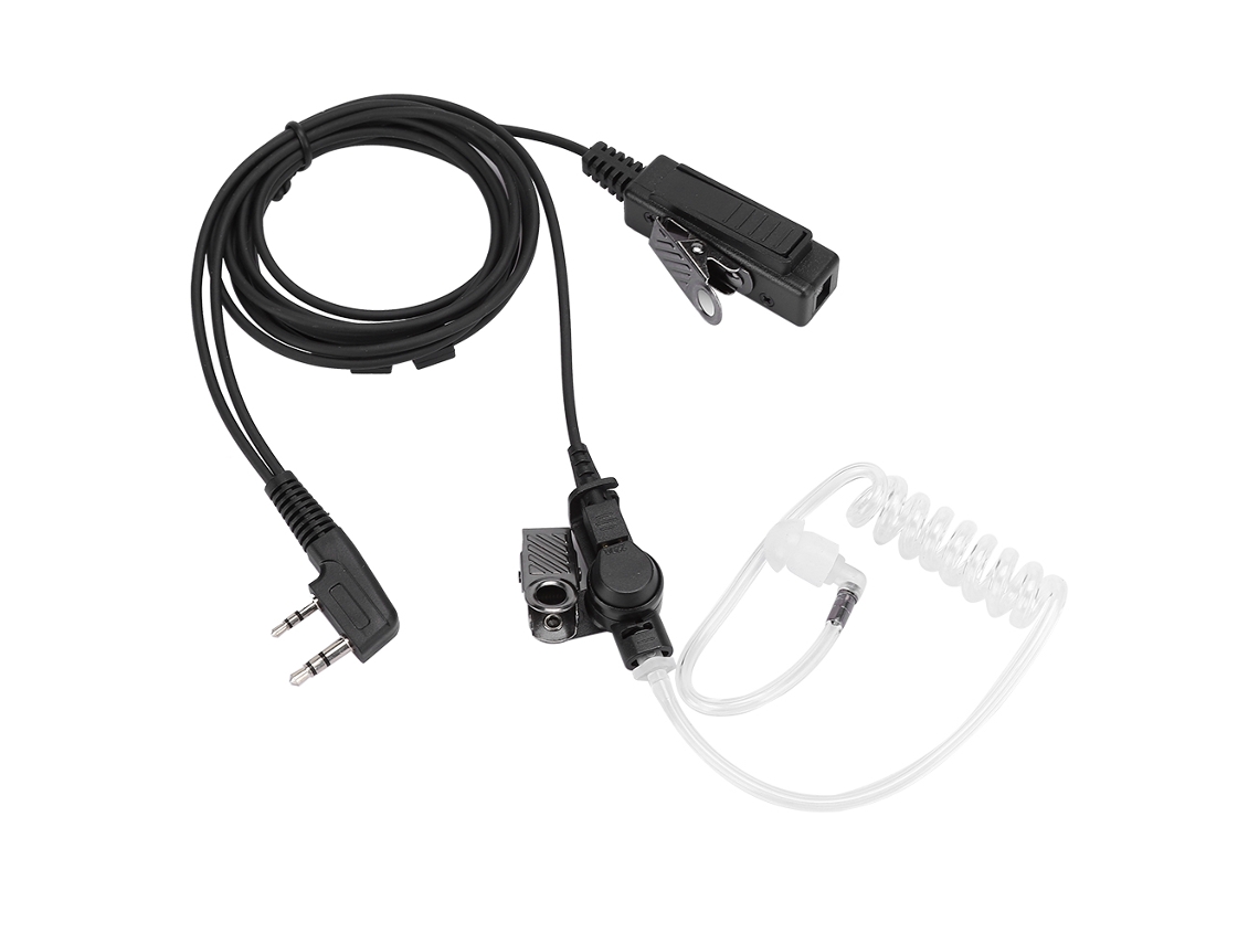 Auriculares Con Micrófono Para Radio Walkie-talkie, Tubo Acústico De 3,5 Mm Y 5 Mm, Ptt