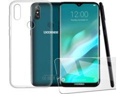Conjunto de Protectores de Pantalla Protetora Temperada para Doogee Y8 HONGWE. Transparente (2un)