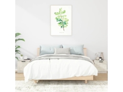Mesitas de Noche LOVELY HOME Mesinha 2 Pcs 40X39X40 Cm Cinzento Cimento