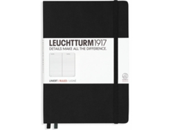 Cuarderno LEUCHTTURM 300612 (A5 - Pautado - 21x15x2cm - Negro)
