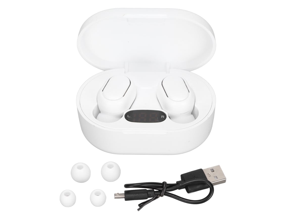 Auriculares Bluetooth 5.1 Estéreo, Resistentes Al Agua, Con Reducción De Ruido, Pantalla Led,