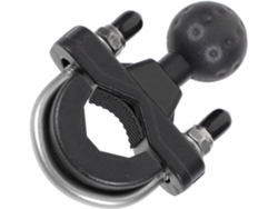 Suporte Para Celular De Motocicleta Para Guidão M10 Em Abs E Base De Metal Com Espelho Em Formato De U.