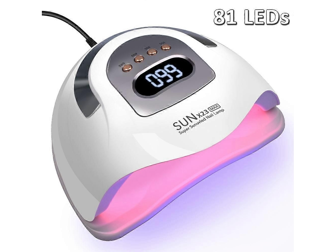 Lámpara LED UV para Naglar, Lamppärlor, Professionell Nageltork para Gelnaglar, Snabbtorkande Nagellampa GOKOCO