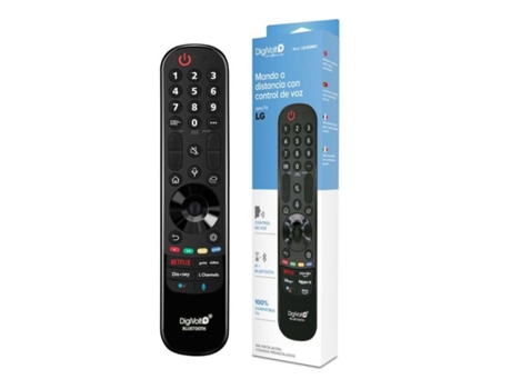 Control remoto con control de voz para televisión LG, DIGIVOLT LG-62MIC NEGRO