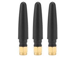 Juego De 3 Antenas Portátiles Mini 3g 2g Gsm Gprs De 3 Dbi Y 5 Cm Con Conector Sma Macho Recto.