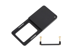NEVEANCE Placa Adaptadora Externa de Expansión en Aleación de Aluminio Negro para Cámara Deportiva GOPRO8