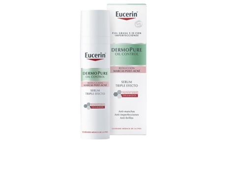 Crema Faciales EUCERIN Dermopure Oil Control Serum Triple Efecto Reducción Marcas Post-Acné (40 ml)