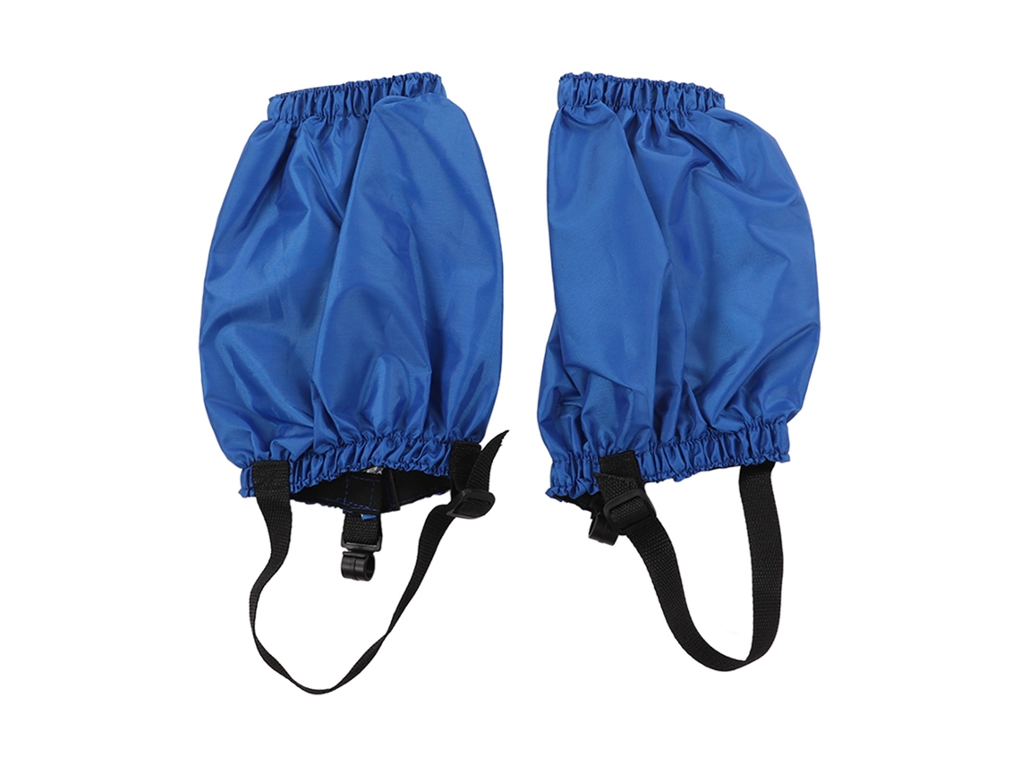 Polainas Impermeables De Poliéster Para Senderismo, Acampada, Escalada Y Pesca, De Color Azul, Duraderas Y Transpirables.