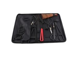 Kit de herramientas para bonsái: tijeras, hoz, rastrillo de jardín