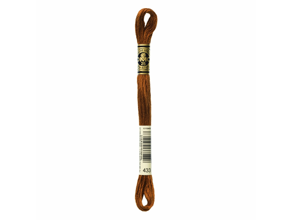 Hilo de Bordar DMC Mouline 117Mc Castanho Escuro 433