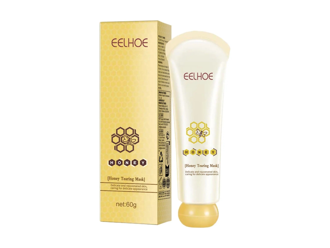 Mascarilla facial de miel que se retira fácilmente