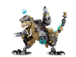 Juguete de construcción de Tyrannosaurus Rex, rompecabezas de dinosaurios, modelo para armar para niños.