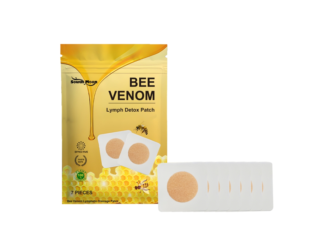 Parche de firmamento con veneno de abeja