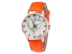Reloj De Pulsera Unisex Zhoulianfa Z1008-ma Naranja Movimiento De Cuarzo