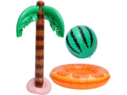 Palmera hinchable de 90 cm de altura, fabricada en PVC resistente...