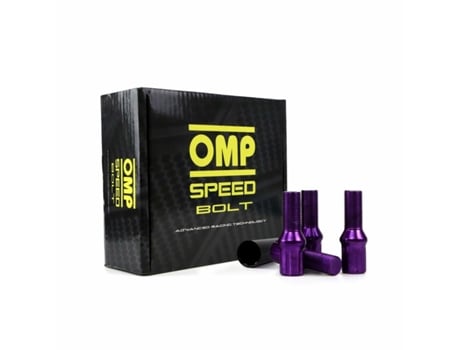 Set Tuercas OMP 27 mm Violeta 20 uds M12 x 1,50