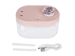 Humidificador de escritorio con doble salida USB de 1 l y luz nocturna para el hogar y la oficina.