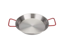 Paellera Antiadherente De Acero Inoxidable De 28 Cm Para Uso Duradero En La Cocina.